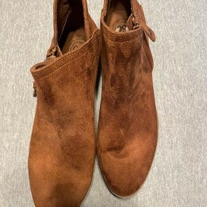 SO Women's Ankle Boots in Brown Suede